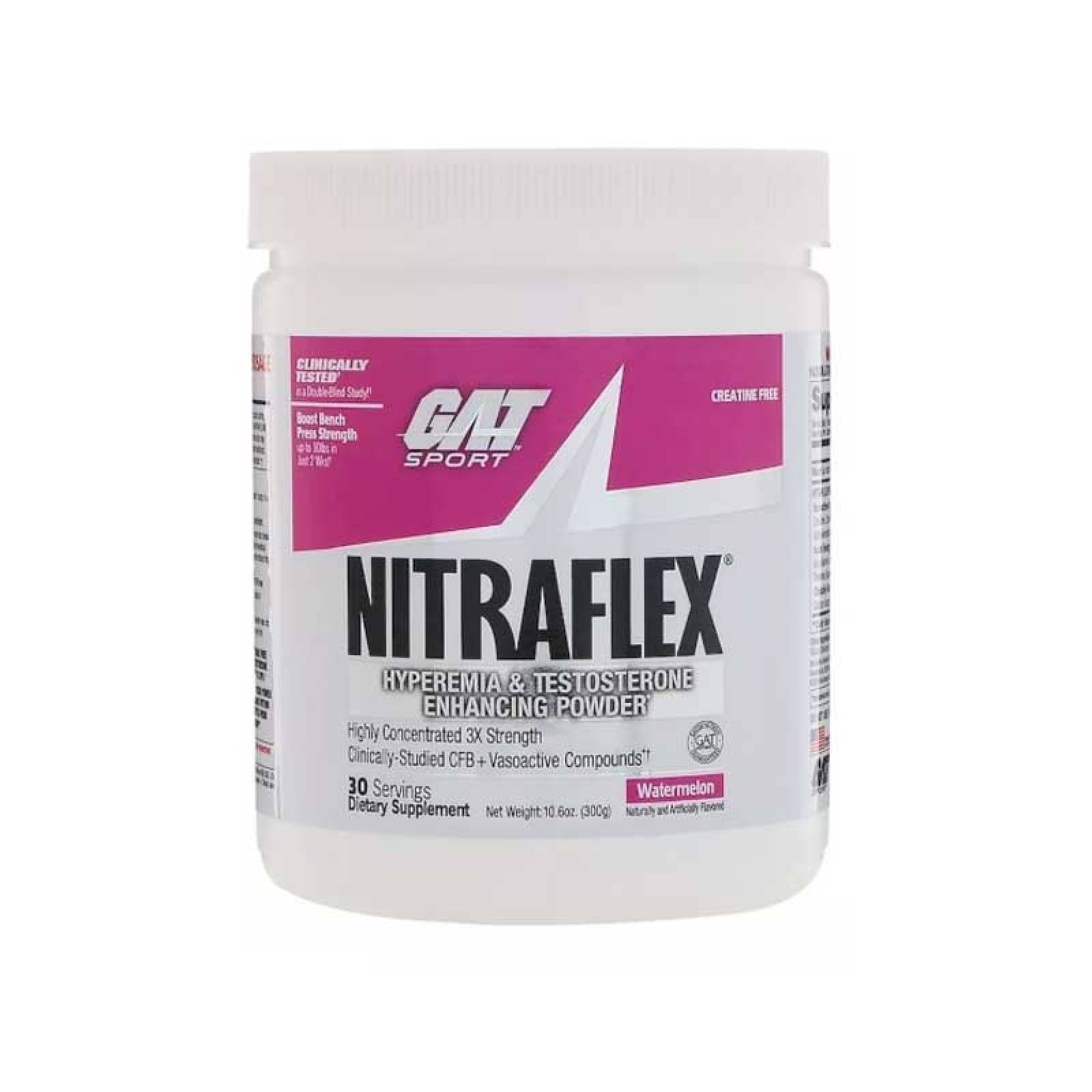 GAT SPORT NITRAFLEX | PRE-ENTRENO PARA ENERGÍA, ENFOQUE Y RENDIMIENTO