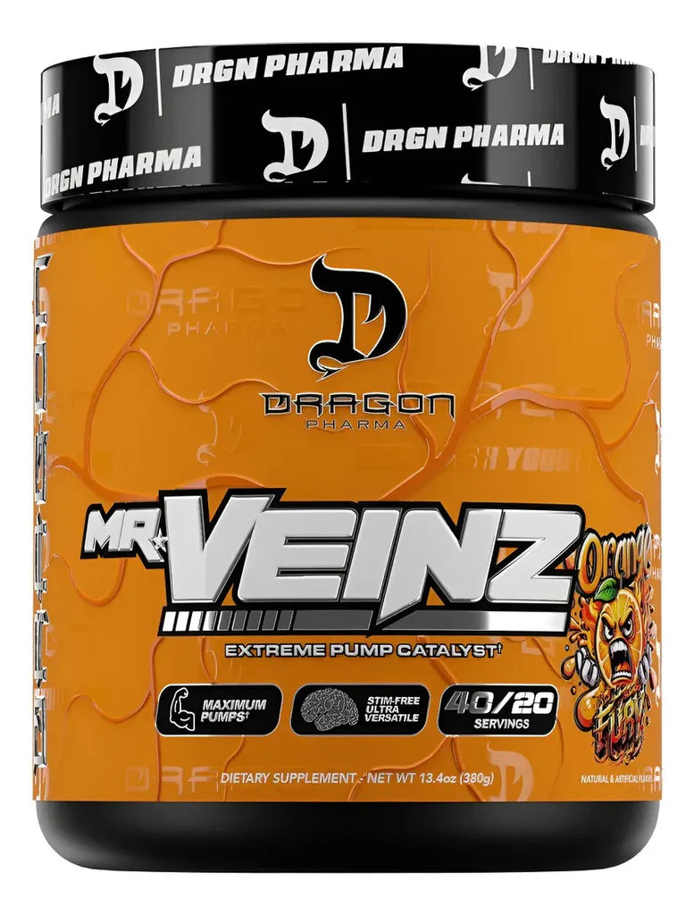 DRAGON PHARMA MR. VEINZ STIM FREE | PRE-ENTRENO SIN ESTIMULANTES Y PUMP EXTREMO