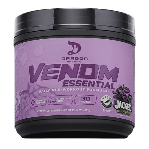 Comprar DRAGON PHARMA VENOM ESSENTIAL | PRE-ENTRENO PARA ENERGÍA Y RENDIMIENTO FÍSICO Dragon Pharma Puerto Vallarta
