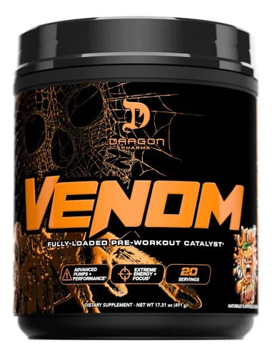 Comprar DRAGON PHARMA VENOM FULLY LOADED | PRE-ENTRENO DE ENERGÍA EXTREMA Y ENFOQUE Dragon Pharma Puerto Vallarta