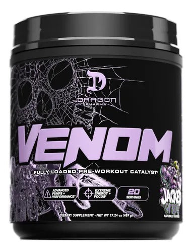 Comprar DRAGON PHARMA VENOM FULLY LOADED | PRE-ENTRENO DE ENERGÍA EXTREMA Y ENFOQUE Dragon Pharma Puerto Vallarta