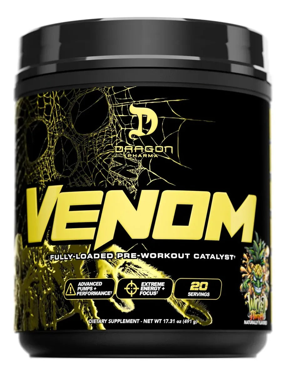 Comprar DRAGON PHARMA VENOM FULLY LOADED | PRE-ENTRENO DE ENERGÍA EXTREMA Y ENFOQUE Dragon Pharma Puerto Vallarta