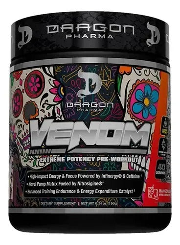 Comprar DRAGON PHARMA VENOM | PRE-ENTRENO DE ALTA INTENSIDAD Y ENFOQUE MENTAL Dragon Pharma Puerto Vallarta