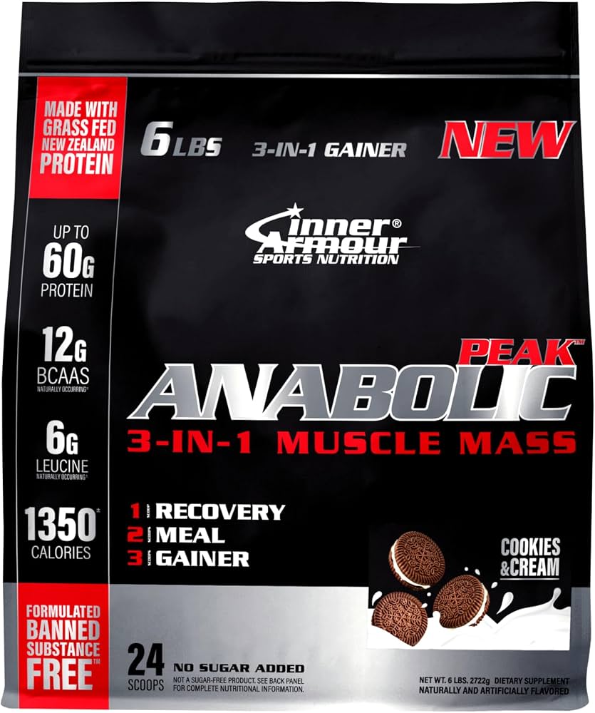 Comprar INNER ARMOUR ANABOLIC PEAK | GANADOR DE MASA MUSCULAR Y PESO Inner Armour Puerto Vallarta