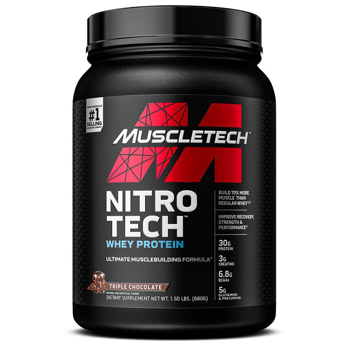 Comprar MUSCLETECH NITRO TECH | PROTEÍNA DE SUERO DE LECHE PARA FUERZA Y DESARROLLO MUSCULAR MAGRO MuscleTech Puerto Vallarta