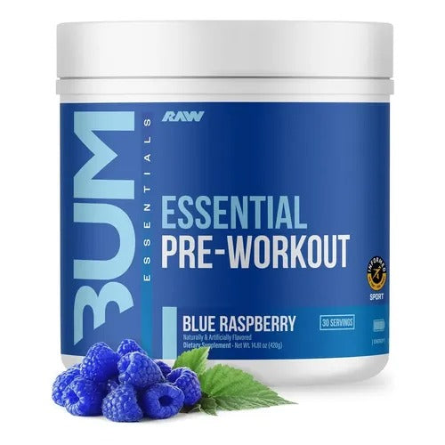 RAW NUTRITION CBUM ESSENTIAL | PRE-ENTRENO PARA ENERGÍA, FUERZA Y RENDIMIENTO