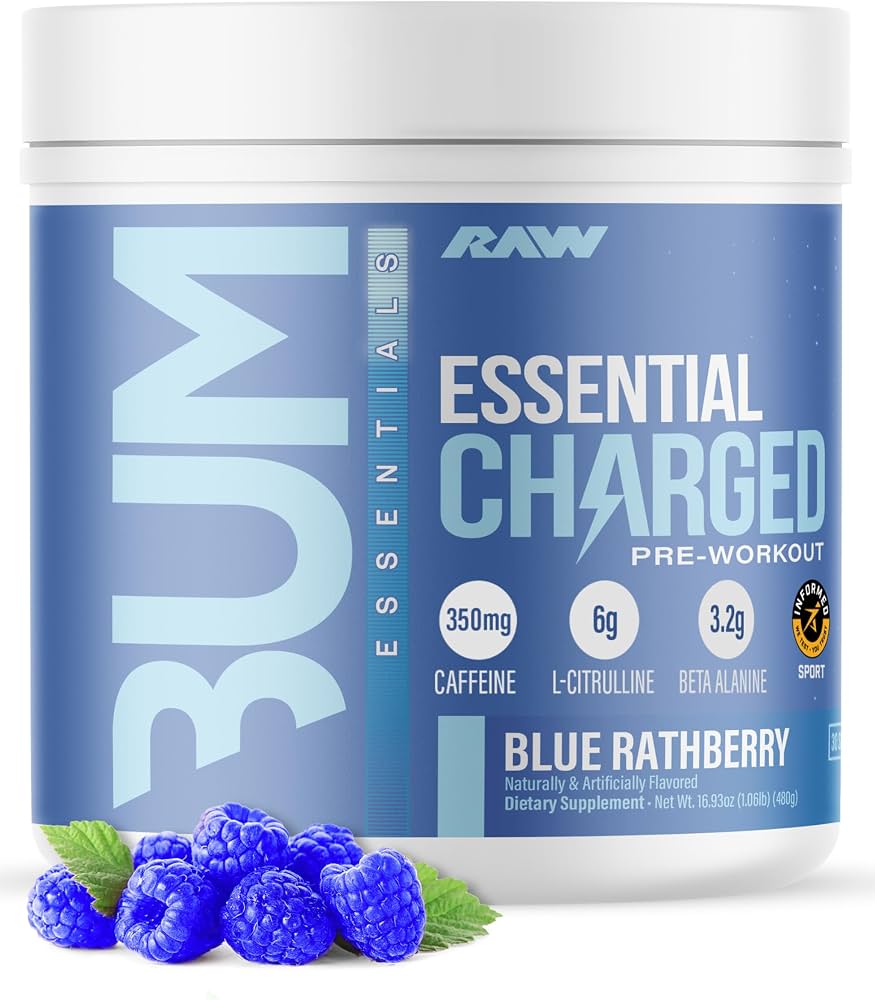 Comprar RAW NUTRITION CBUM ESSENTIAL CHARGED | PRE-ENTRENO DE ALTA ENERGÍA Y RENDIMIENTO RAW Puerto Vallarta