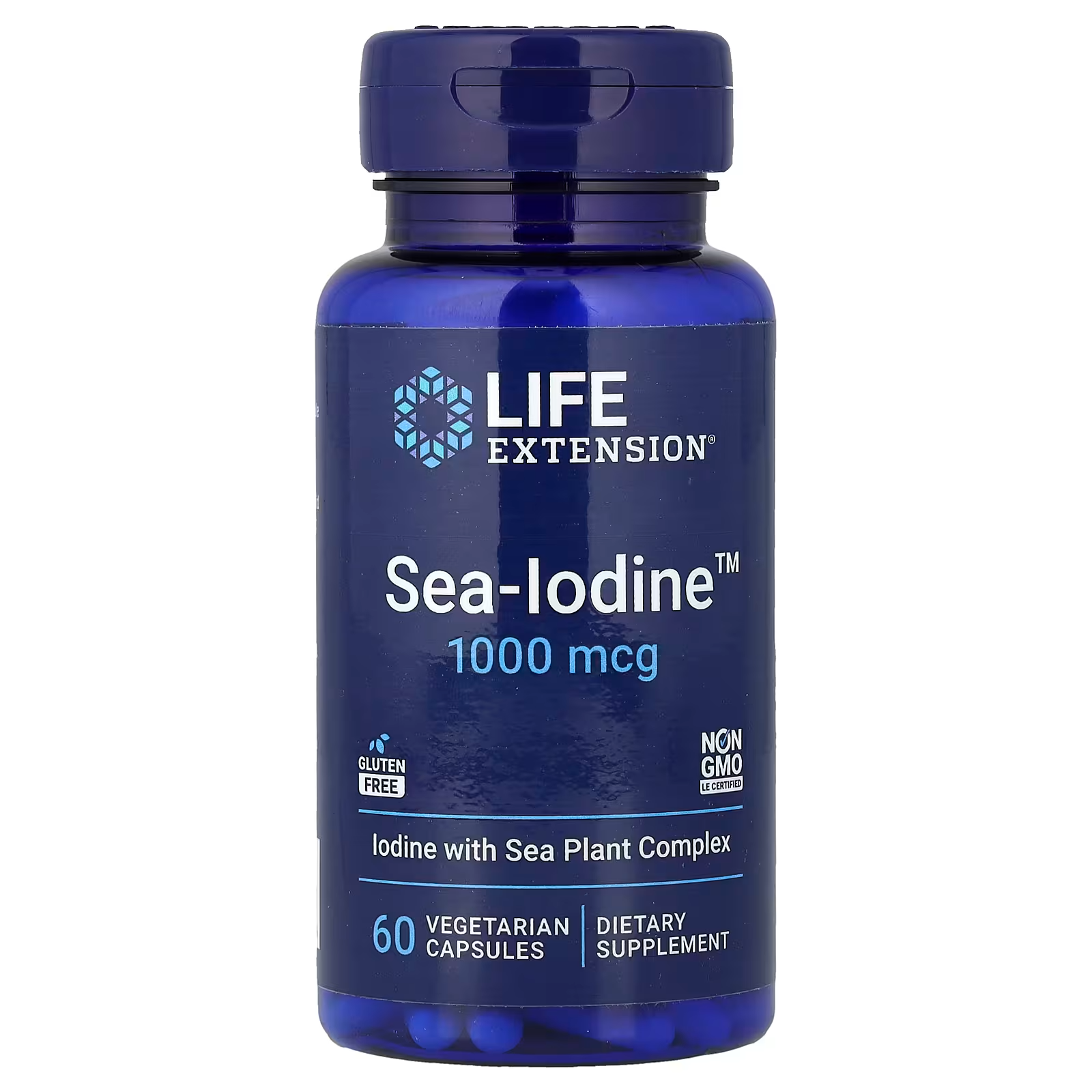 LIFE EXTENSION SEA-LODINE 1000 MCG, 60 CÁPSULAS VEGETALES