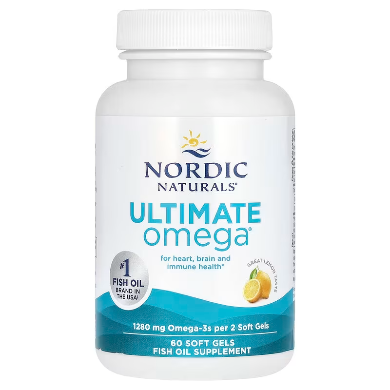 NORDIC NATURALS ULTIMATE OMEGA 1280 MG, 60 CÁPSULAS BLANDAS