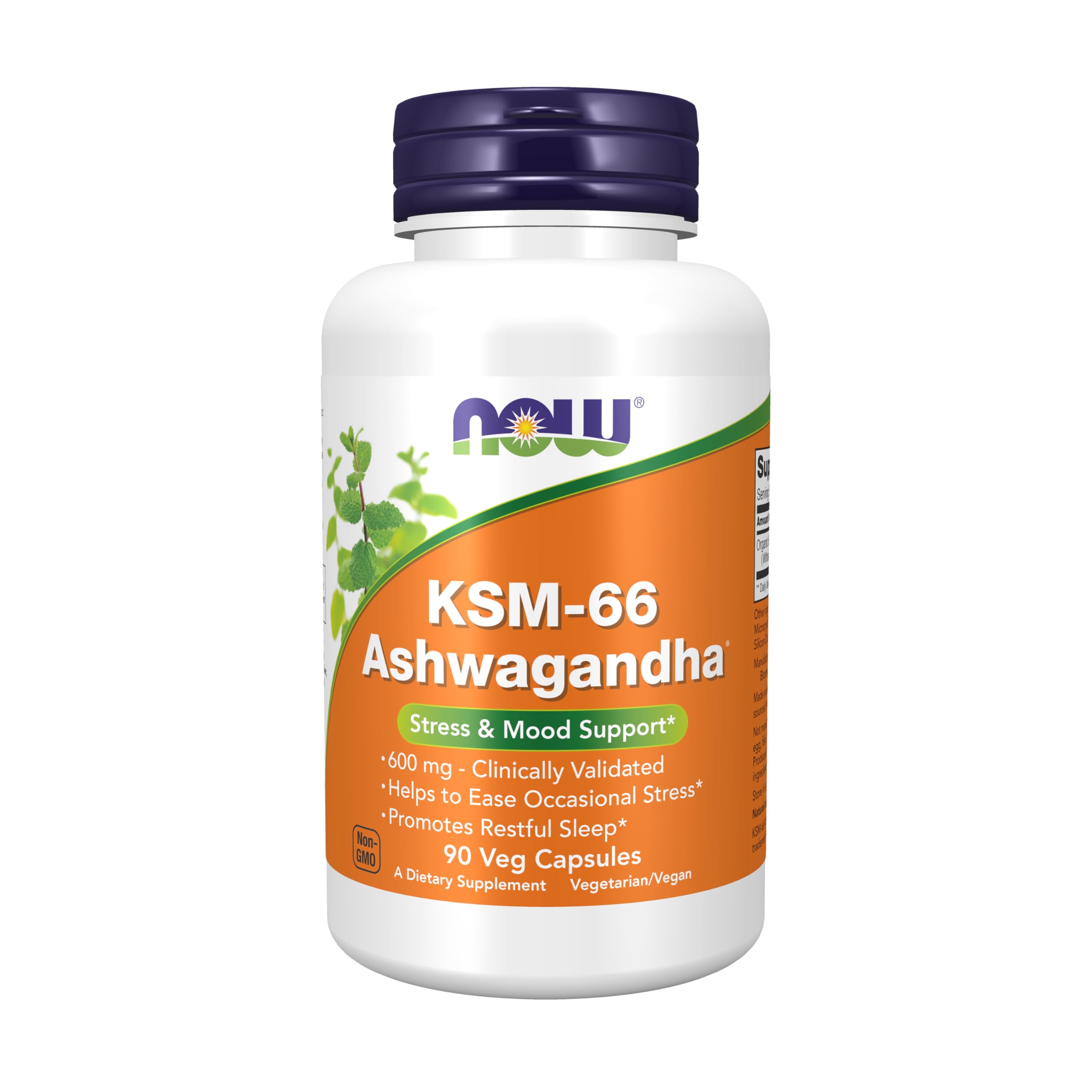 NOW FOODS KSM-66 ASHWAGANDHA, 90 CÁPSULAS VEGETALES