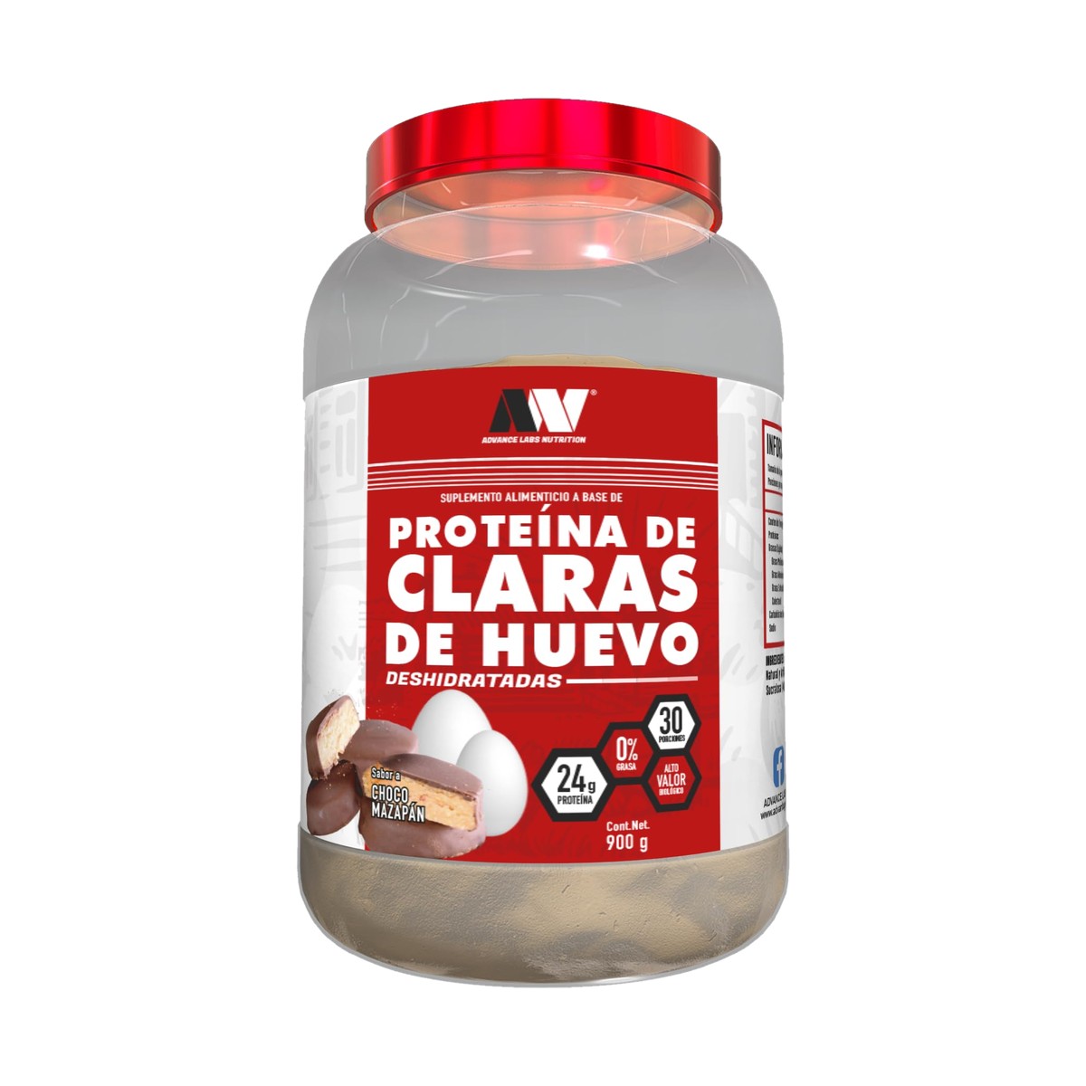 Advance Nutrition Claras de Huevo, 900 g (30 servicios)