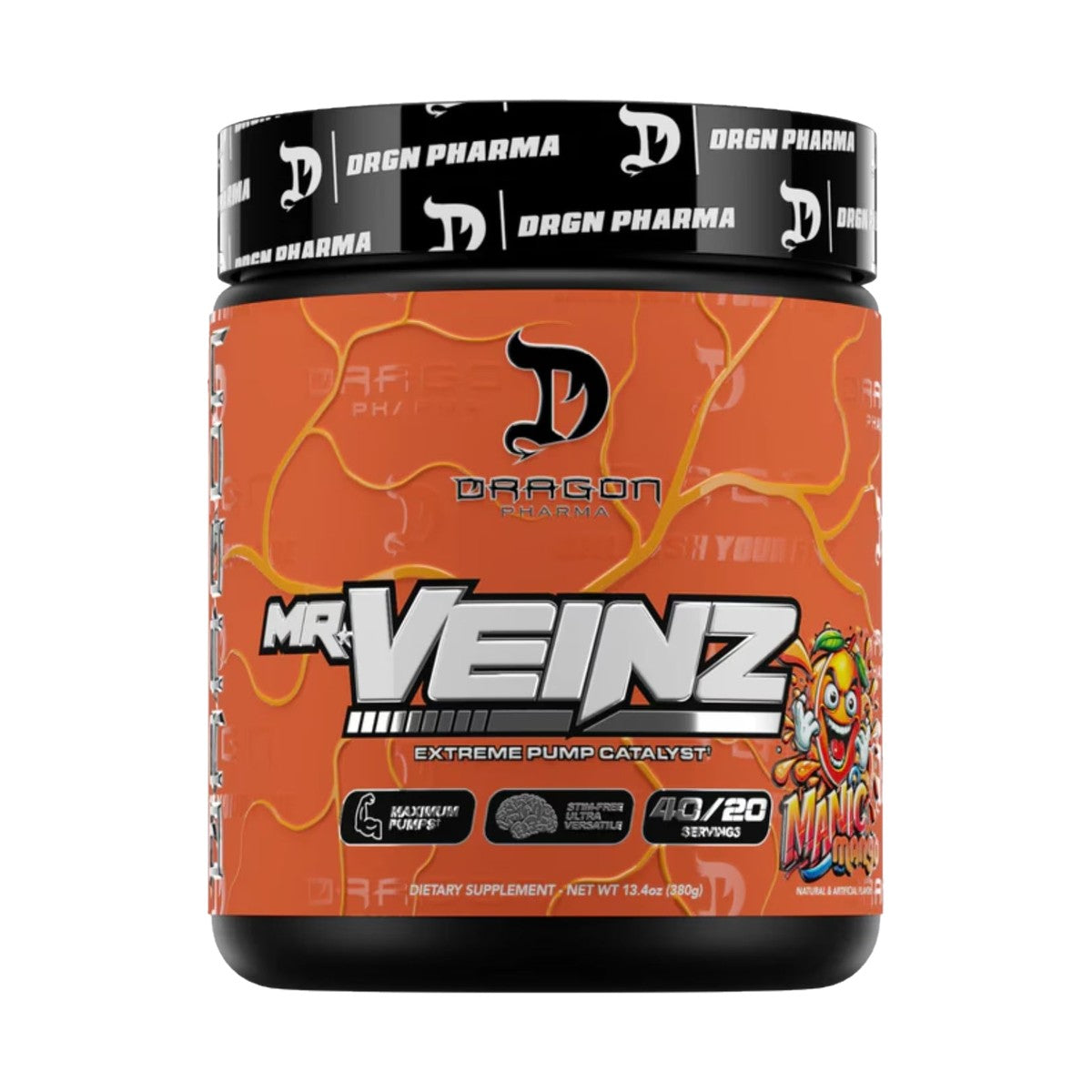 Comprar DRAGON PHARMA MR. VEINZ STIM FREE | PRE-ENTRENO SIN ESTIMULANTES Y PUMP EXTREMO Dragon Pharma Puerto Vallarta