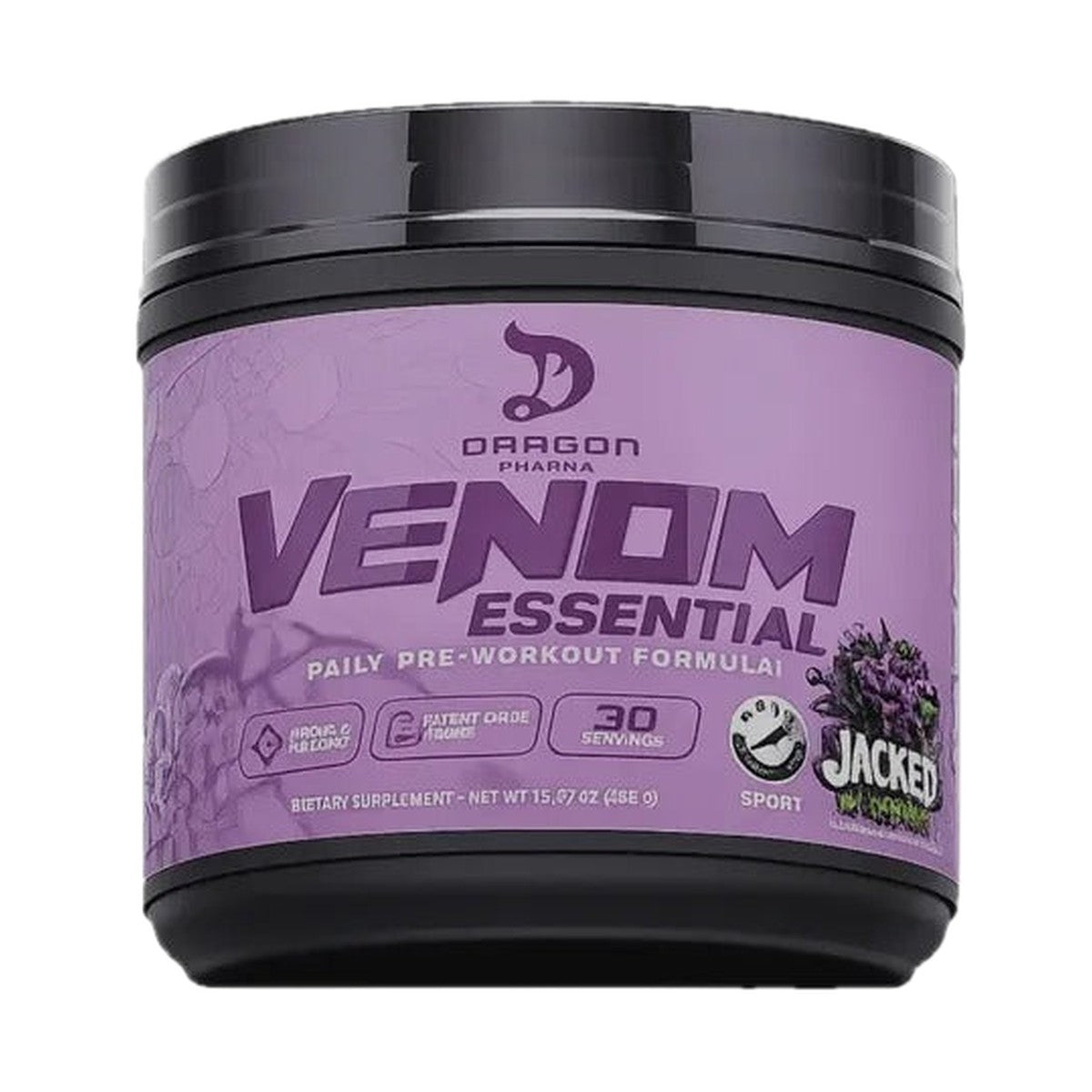 Comprar DRAGON PHARMA VENOM ESSENTIAL | PRE-ENTRENO PARA ENERGÍA Y RENDIMIENTO FÍSICO Dragon Pharma Puerto Vallarta