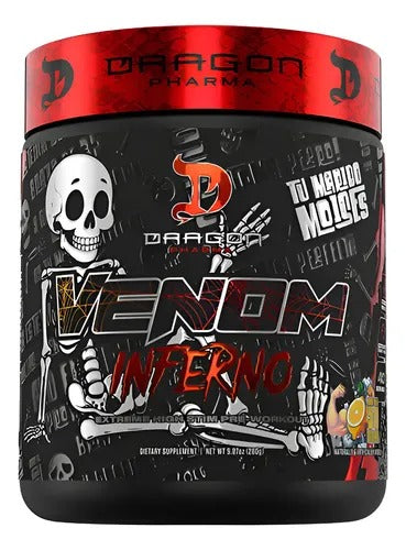 DRAGON PHARMA VENOM INFERNO | PRE-ENTRENO DE ENERGÍA EXTREMA E INTENSIDAD MÁXIMA