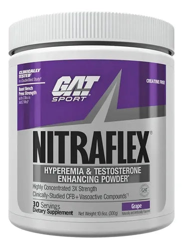 GAT SPORT NITRAFLEX | PRE-ENTRENO PARA ENERGÍA, ENFOQUE Y RENDIMIENTO