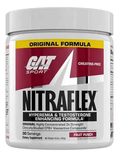 GAT SPORT NITRAFLEX | PRE-ENTRENO PARA ENERGÍA, ENFOQUE Y RENDIMIENTO