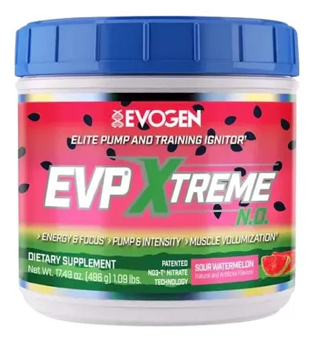 Comprar EVOGEN EVP XTREME | PRE-ENTRENO DE ENERGÍA EXTREMA Y BOMBEO MUSCULAR Evogen Puerto Vallarta