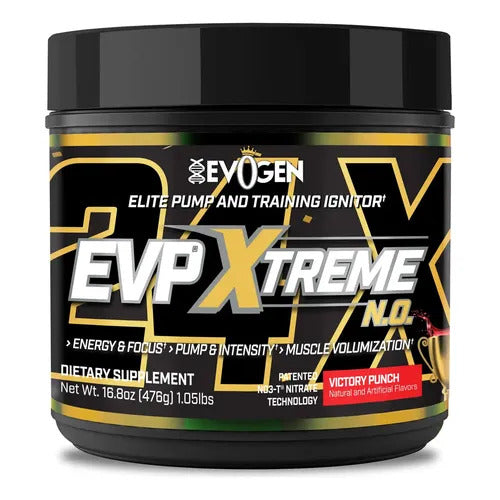 EVOGEN EVP XTREME | PRE-ENTRENO DE ENERGÍA EXTREMA Y BOMBEO MUSCULAR