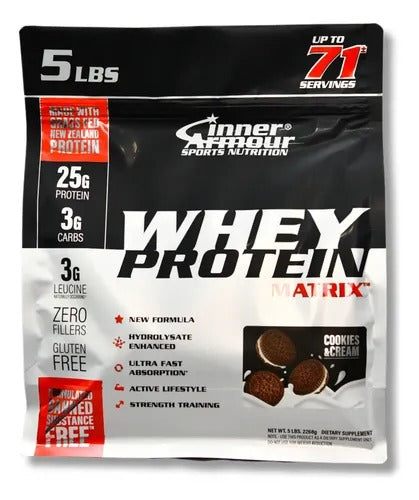 INNER ARMOUR WHEY PROTEIN MATRIX | PROTEÍNA DE SUERO DE LECHE PARA DESARROLLO MUSCULAR Y RECUPERACIÓN