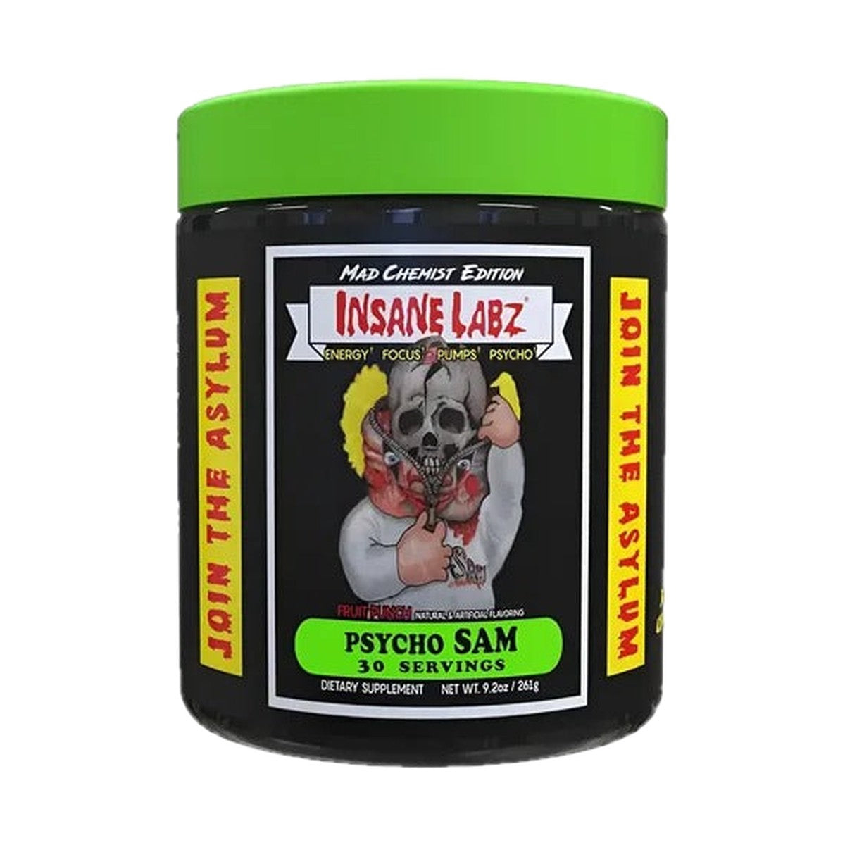 Comprar INSANE LABZ PSYCHO SAM | PRE-ENTRENO DE ENERGÍA EXTREMA Y ENFOQUE MENTAL Insane Labz Puerto Vallarta