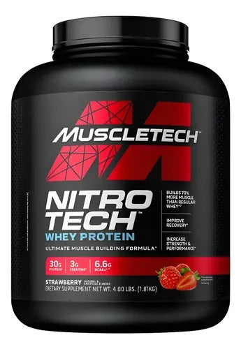 Comprar MUSCLETECH NITRO TECH | PROTEÍNA DE SUERO DE LECHE PARA FUERZA Y DESARROLLO MUSCULAR MAGRO MuscleTech Puerto Vallarta