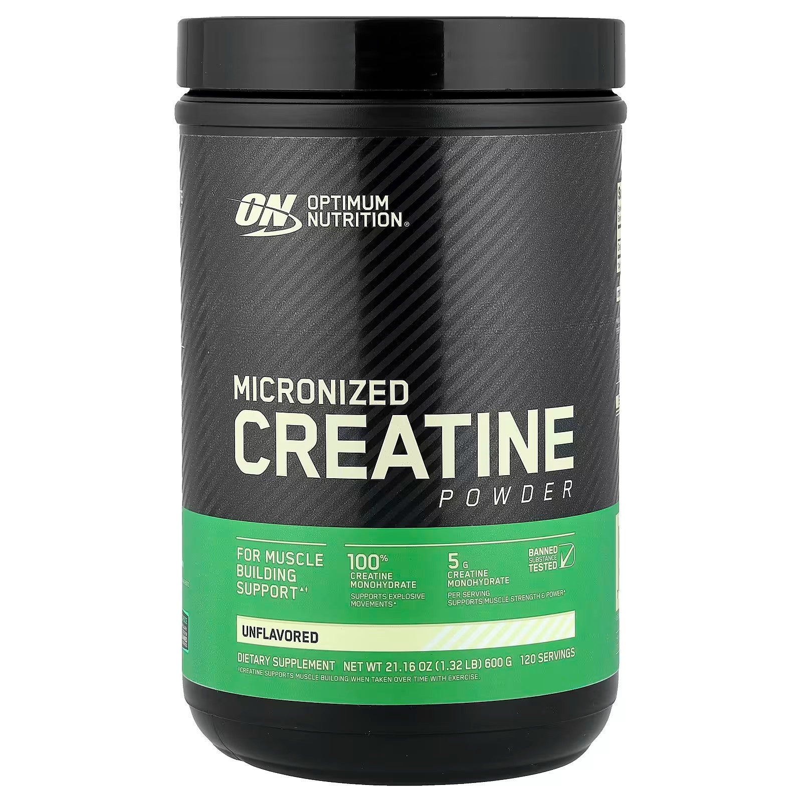 OPTIMUM NUTRITION CREATINE POWDER | CREATINA MONOHIDRATADA EN POLVO PARA FUERZA Y MASA MUSCULAR