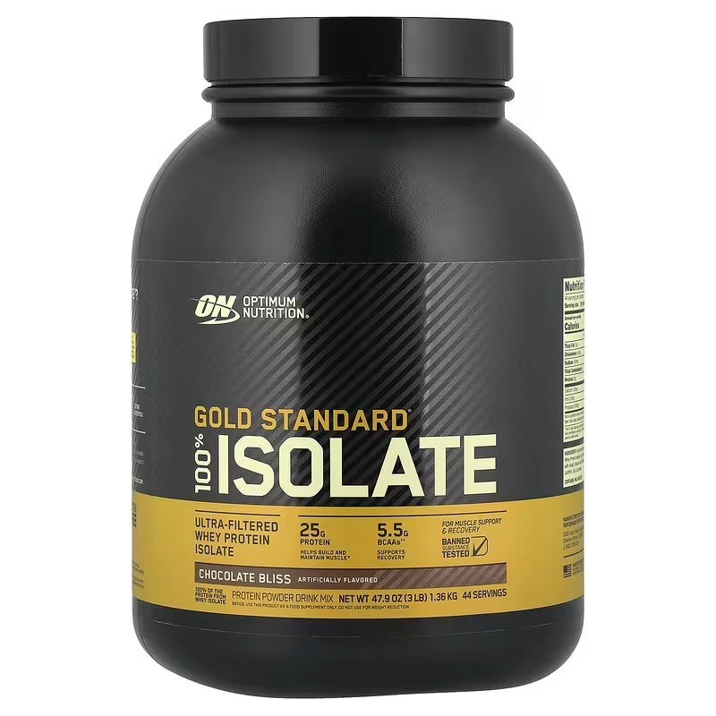 OPTIMUM NUTRITION GOLD STANDARD ISOLATE | PROTEÍNA DE SUERO DE LECHE AISLADA PARA DEFINICIÓN Y MÚSCULO MAGRO