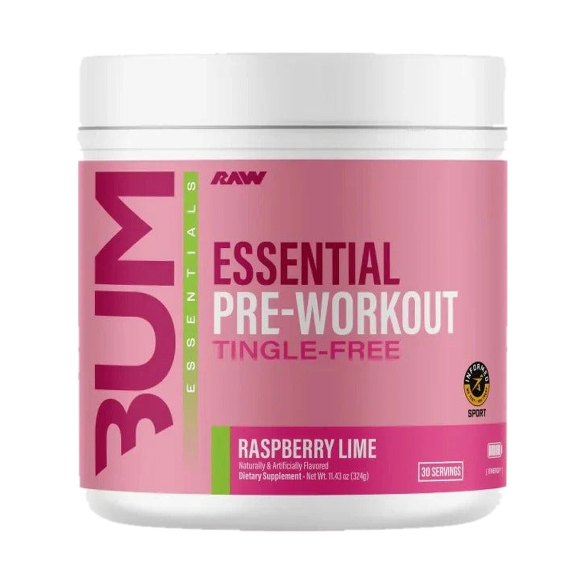 Comprar RAW NUTRITION CBUM ESSENTIAL | PRE-ENTRENO SIN PICAZÓN PARA ENERGÍA Y ENFOQUE MENTAL RAW Puerto Vallarta