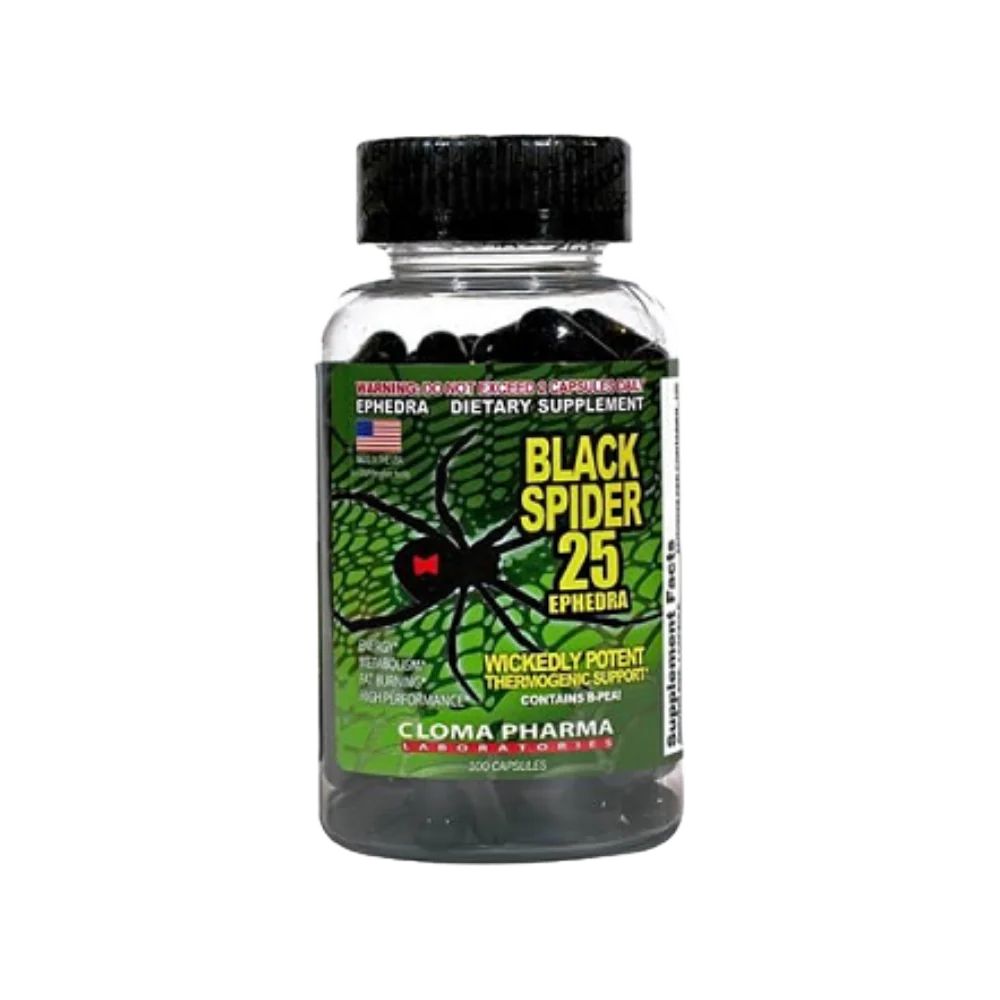 CLOMA PHARMA BLACK SPIDER 25, 100 CÁPSULAS