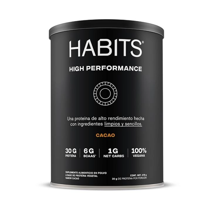 HABITS HIGH PERFORMANCE CACAO, 578 G (17 SERVICIOS)