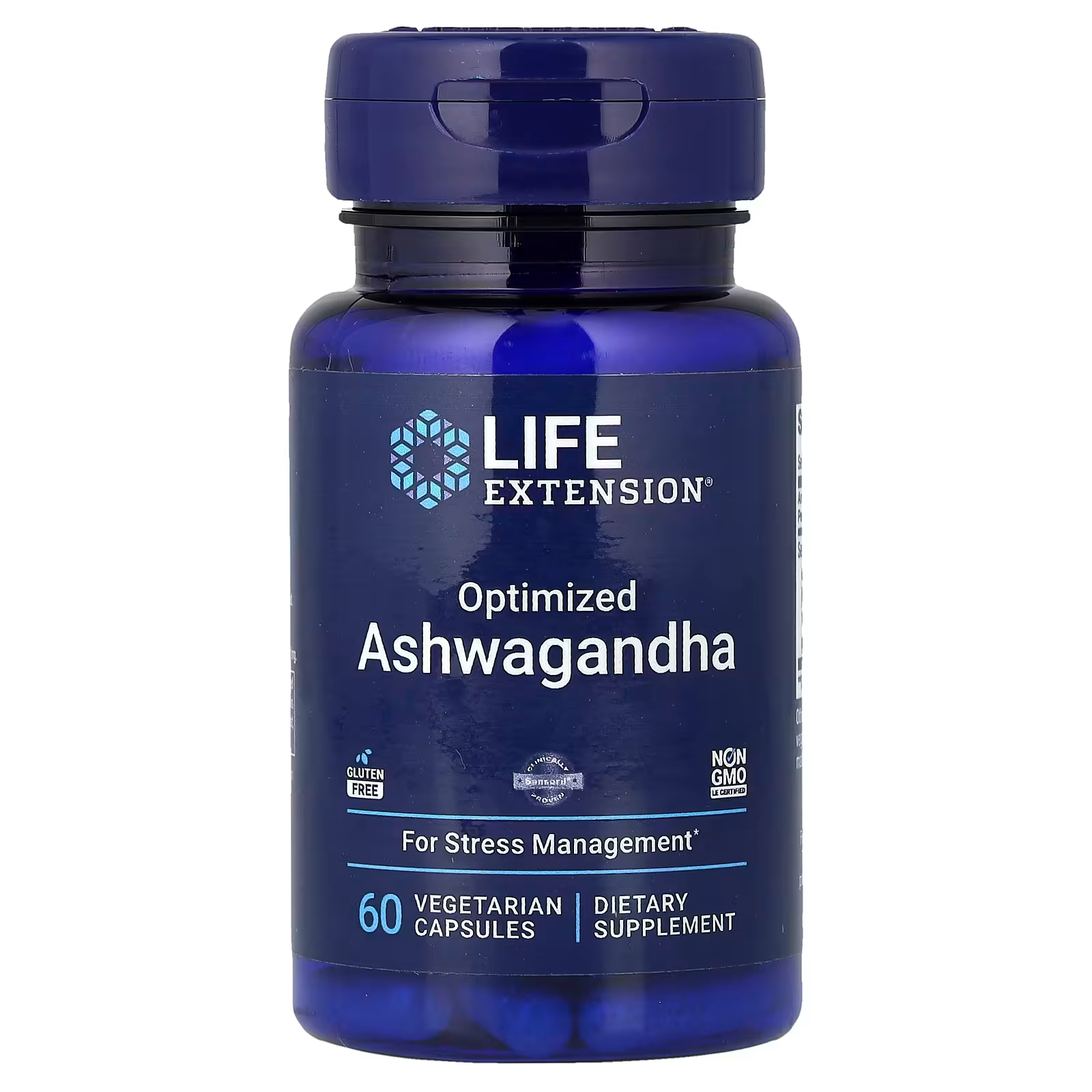 LIFE EXTENSION ASHWAGANDHA OPTIMIZADA, 60 CÁPSULAS VEGETALES