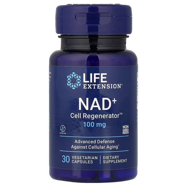 LIFE EXTENSION REGENERADOR CELULAR NAD+, 100 MG, 30 CÁPSULAS VEGETALES