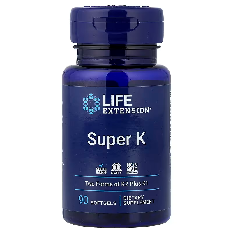 LIFE EXTENSION SUPER K, 90 CÁPSULAS BLANDAS