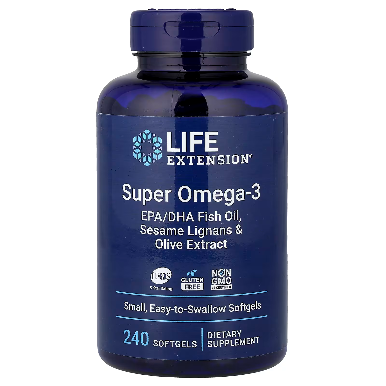 LIFE EXTENSION SUPER OMEGA-3 EPA/DHA, 240 CÁPSULAS BLANDAS