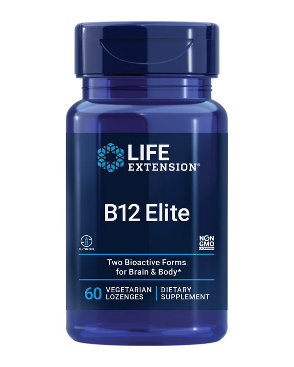 LIFE EXTENSION VITAMINA B12 DE ELITE, 60 CÁPSULAS