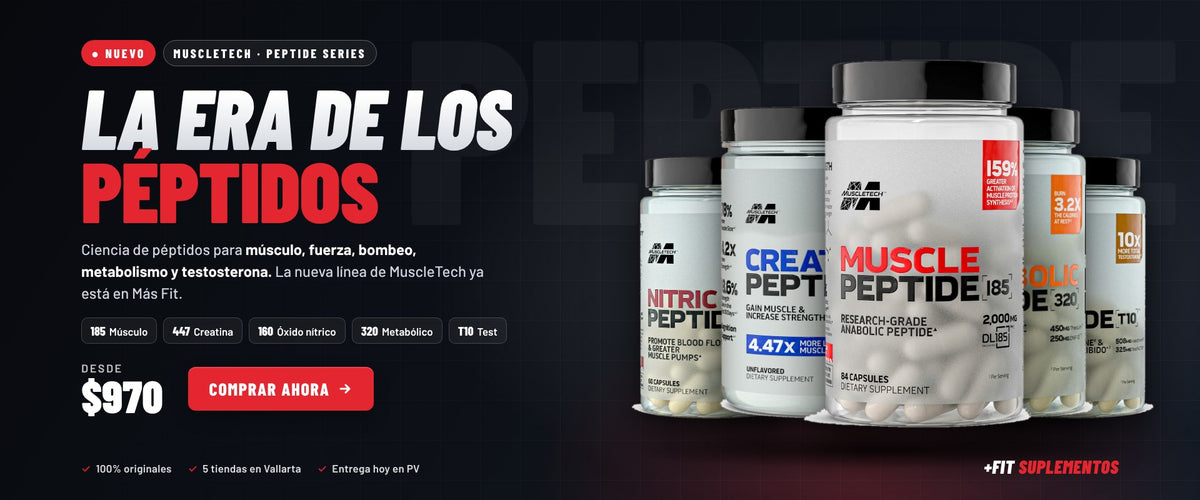 MuscleTech Peptide Series nuevo en Más Fit desde $970