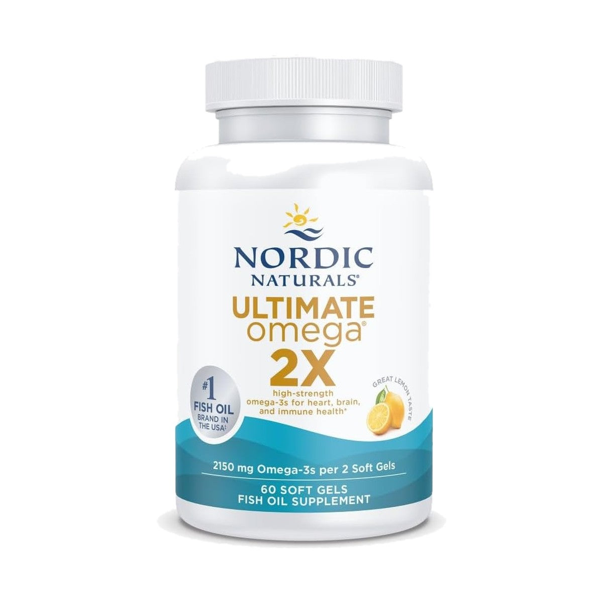 NORDIC NATURALS ULTIMATE OMEGA 2X 2150 MG, 60 CÁPSULAS BLANDAS