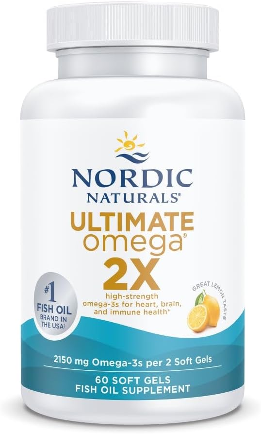 NORDIC NATURALS ULTIMATE OMEGA 2X 2150 MG, 60 CÁPSULAS BLANDAS