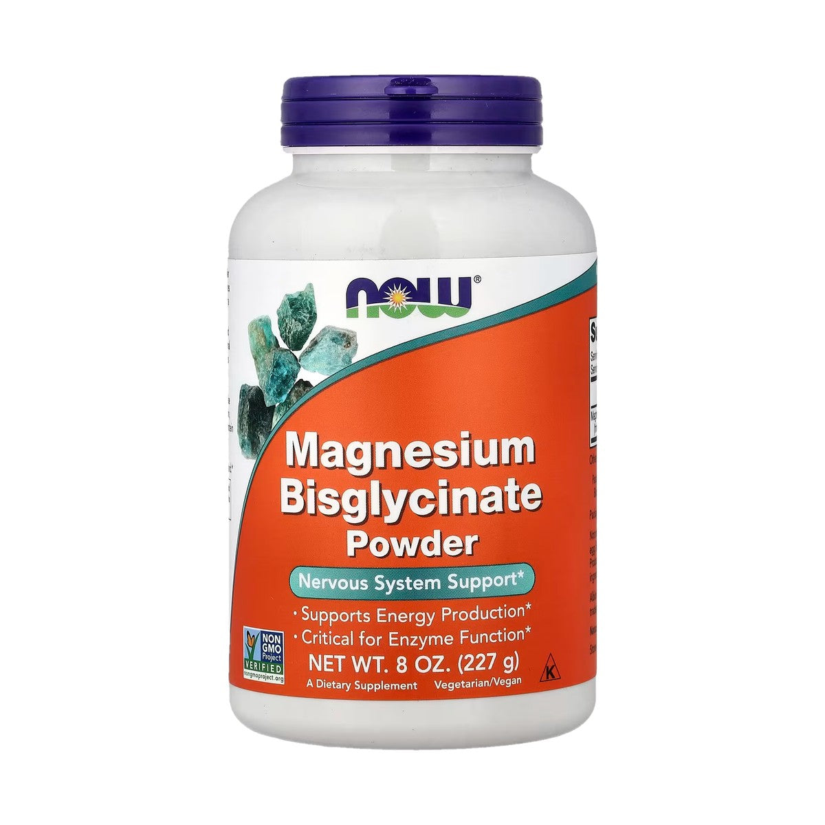 NOW FOODS BISGLICINATO DE MAGNESIO EN POLVO