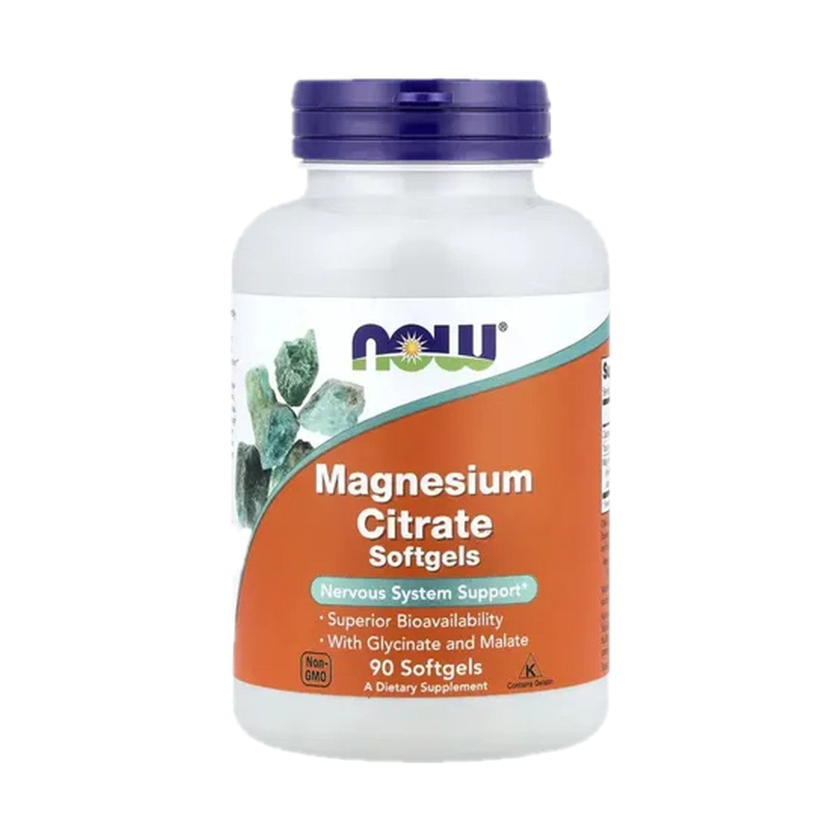 NOW FOODS CITRATO DE MAGNESIO 400 MG, 90 CÁPSULAS BLANDAS