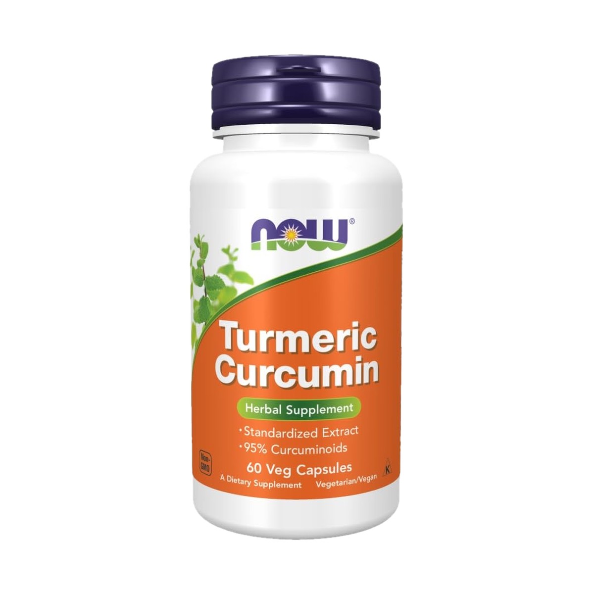 NOW FOODS CÚRCUMA TURMERIC CURCUMIN 60 CÁPSULAS