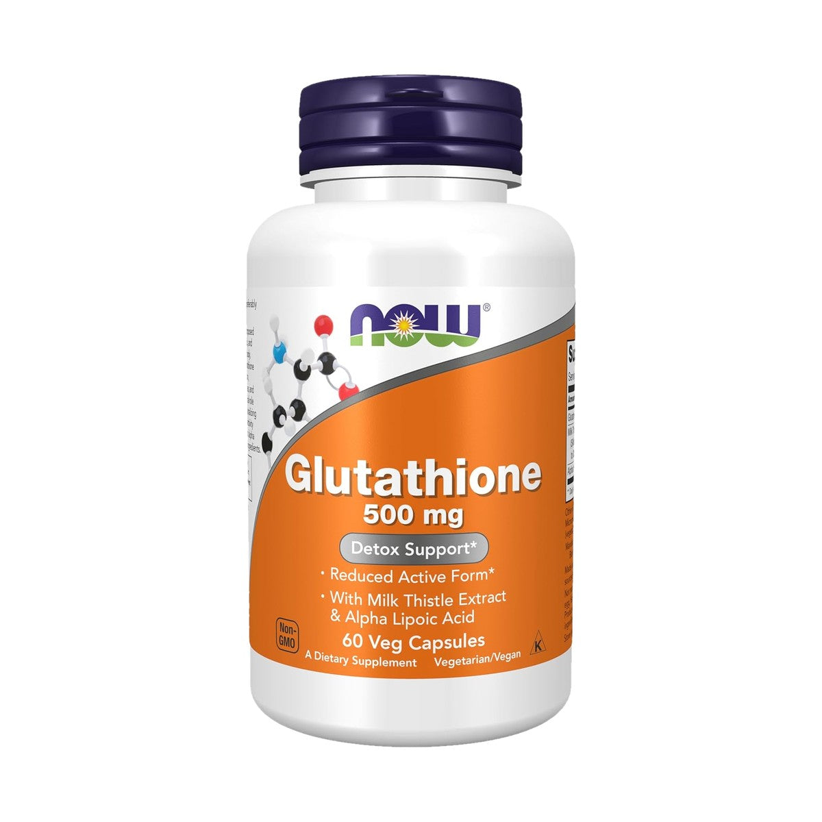 NOW FOODS GLUTATHIONE 500 MG, CÁPSULAS VEGETALES