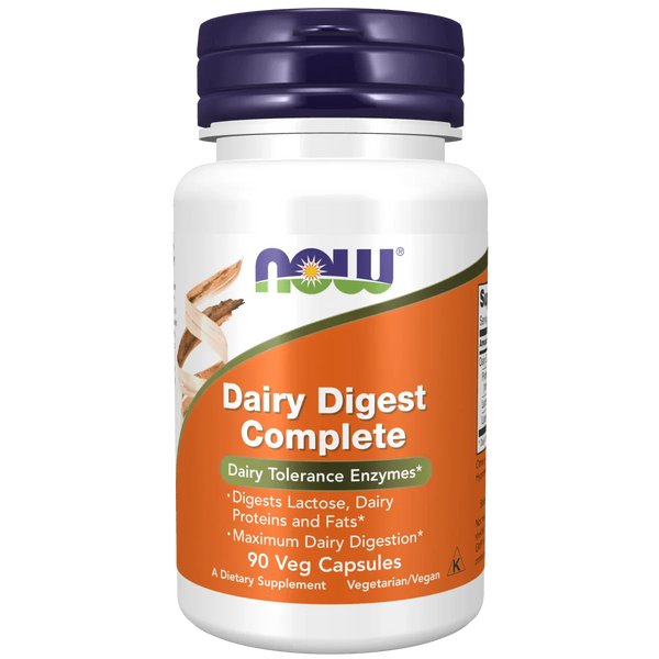 NOW FOODS LÁCTEOS COMPLETOS DIGEST, 90 CÁPSULAS VEGETALES