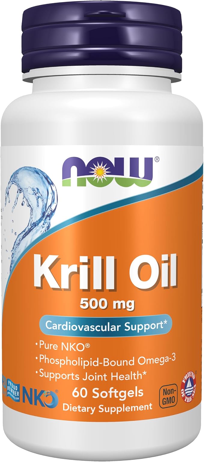 NOW FOODS NEPTUNE KRILL OIL 500 MG, 60 CÁPSULAS BLANDAS