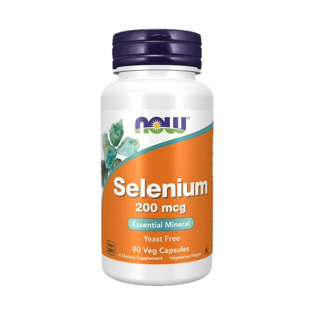 NOW FOODS SELENIUM 200 MCG, 90 CÁPSULAS VEGETALES