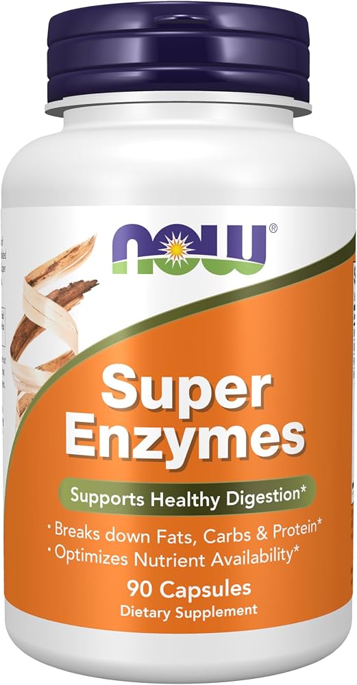NOW FOODS SUPER ENZYMES, 90 CÁPSULAS VEGETALES