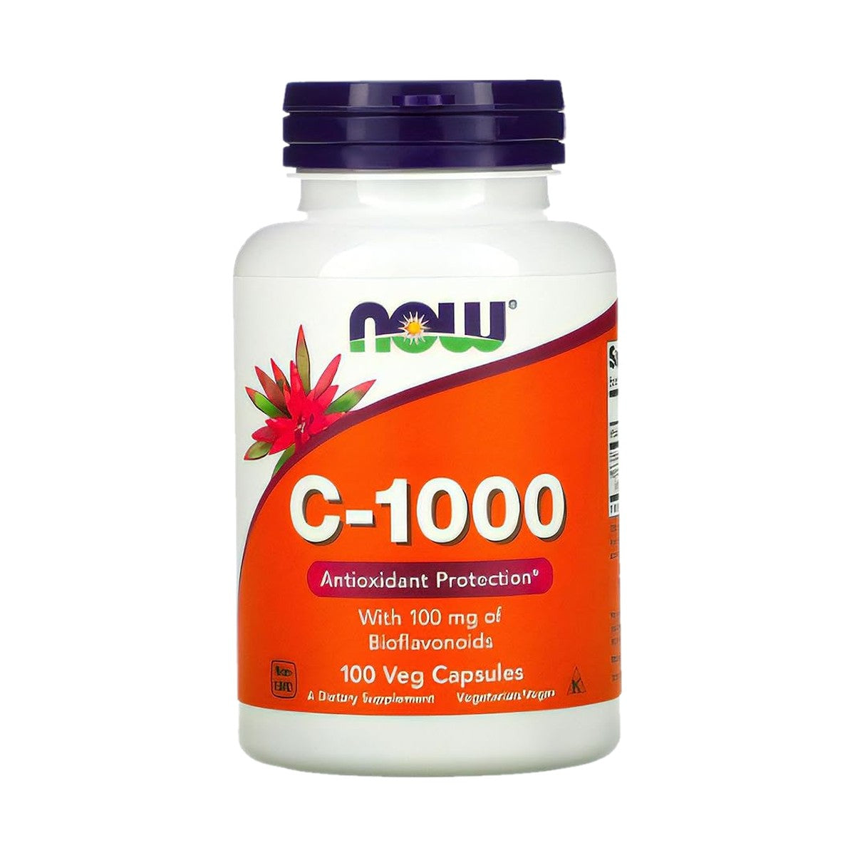 NOW FOODS VITAMINA C-1000 CON BIOFLAVONOIDES, 100 CÁPSULAS VEGETALES