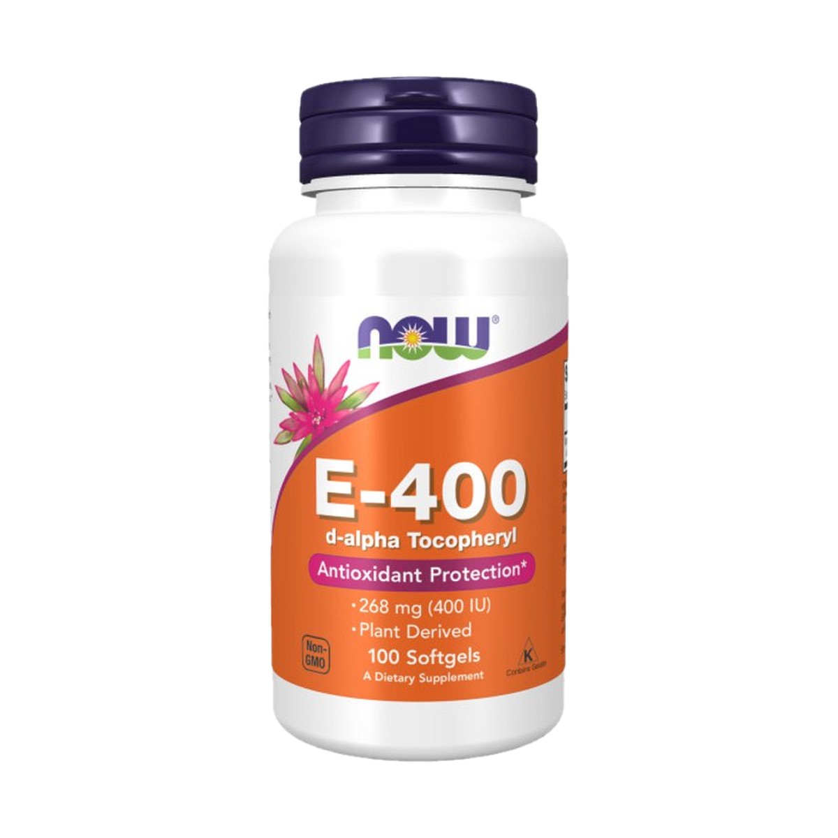 NOW FOODS VITAMINA E 400 UI, 100 CÁPSULAS BLANDAS