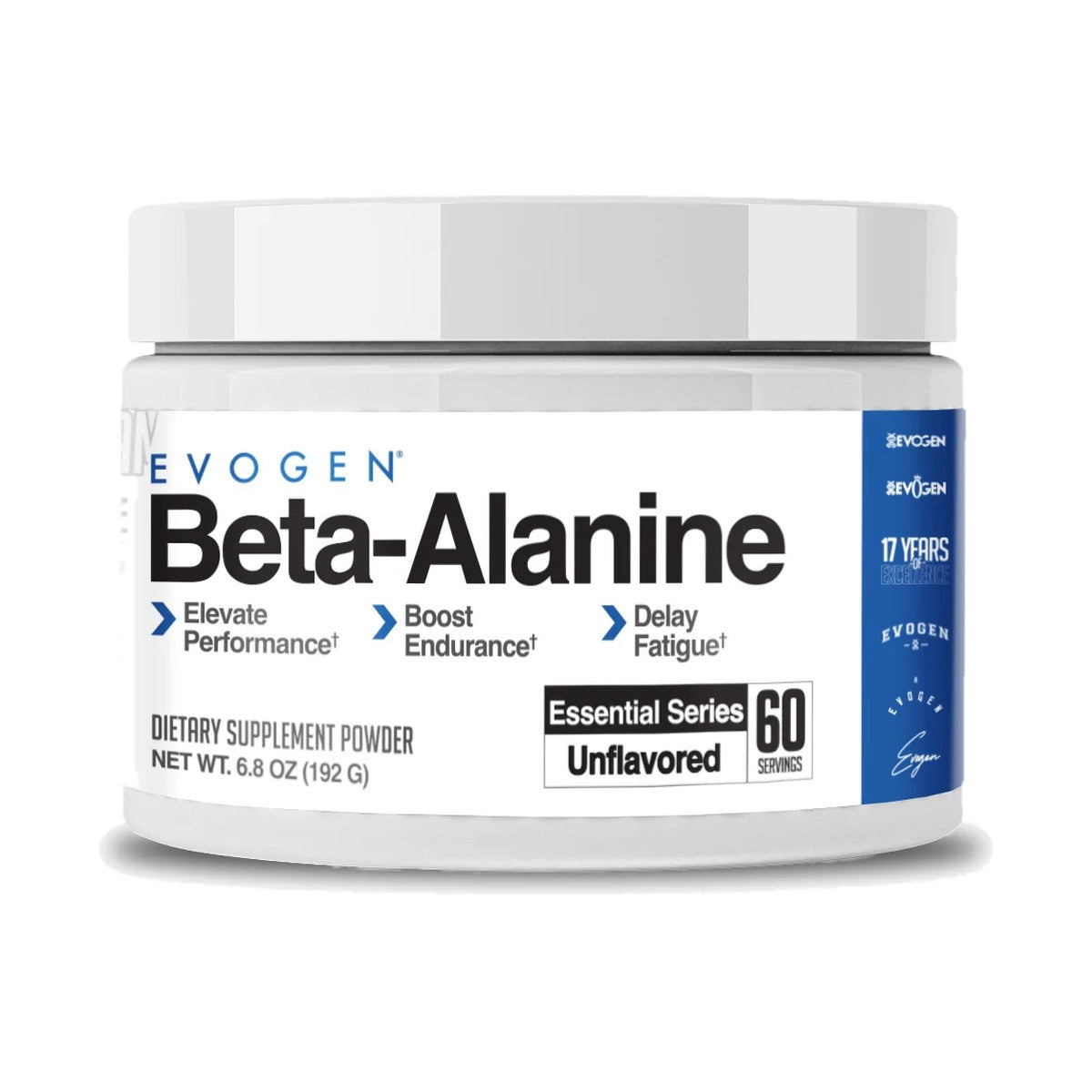 EVOGEN NUTRITION BETA-ALANINA, 60 SERVICIOS (192 G)